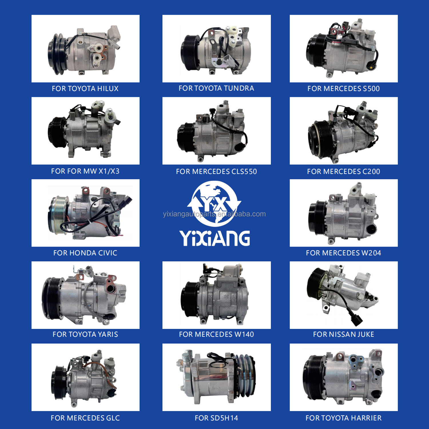 Factory Direct Applicable to Direct Fit 4PK Auto AC Compressor for Chevrolet Beat - Spark 2009-2023 96676470 95967303