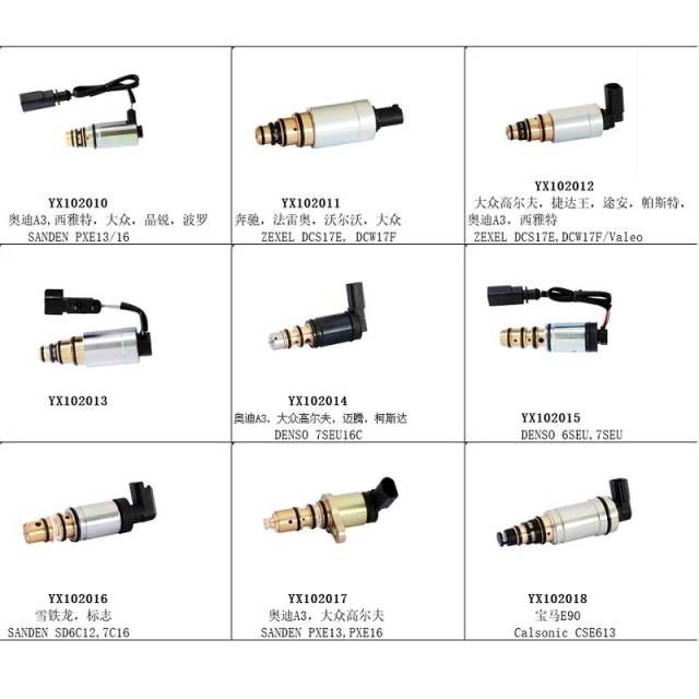DENSO 7SE Electronically Controlled Solenoid Valve Air Conditioning Compressor Flow Control Valve for Mercedes-Benz/BMW/Audi