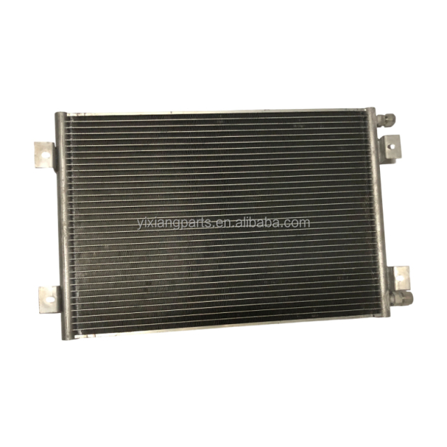 Auto AC Condenser for Hyundai Modern 200-5-7 Excavator Condenser R12 Thread Factory Direct Sales, Stable Cooling Performance