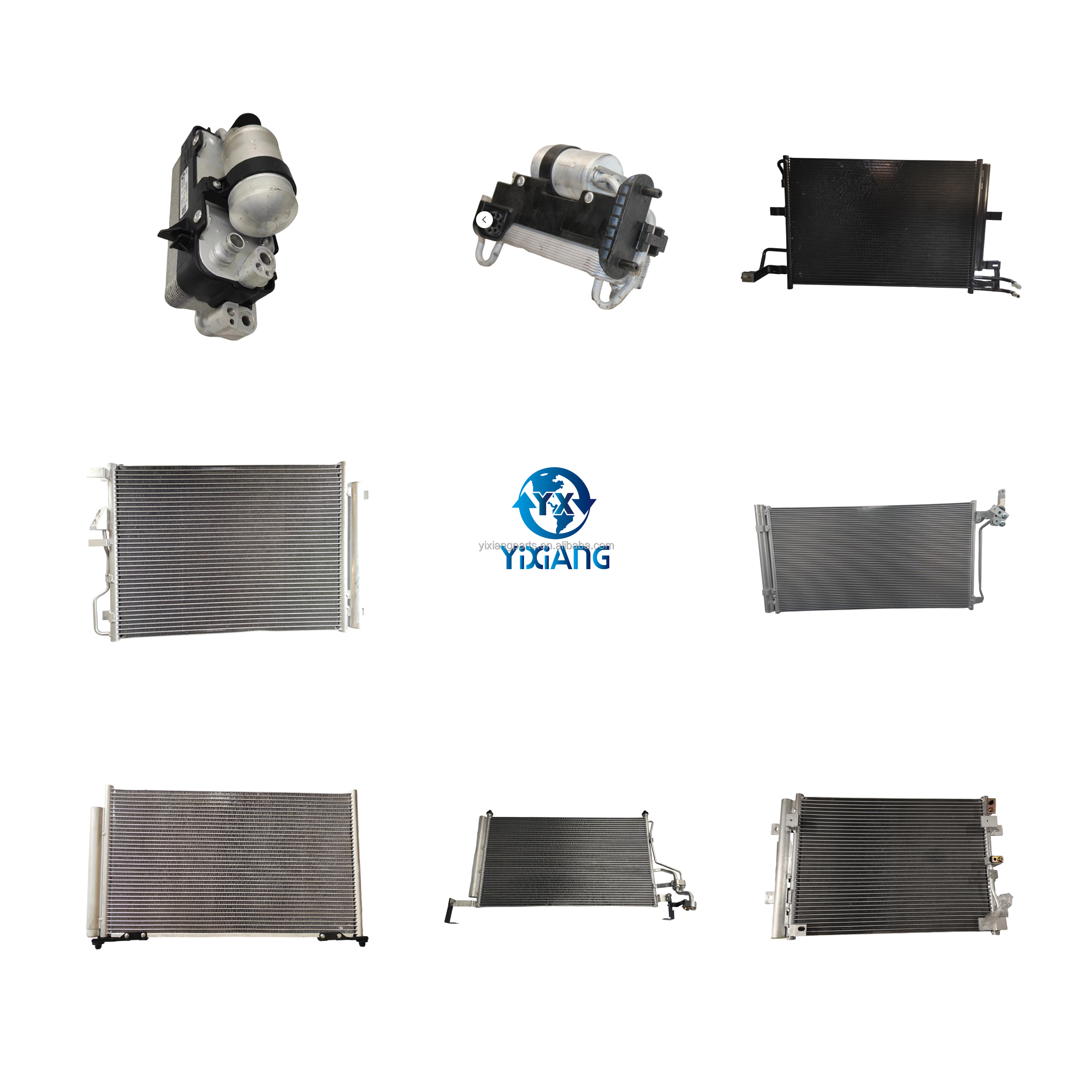 Right-Hand Drive Wave 5 Condenser GYL-367 for Isuzu Giant - Heavy Duty Truck Cooling Accessory