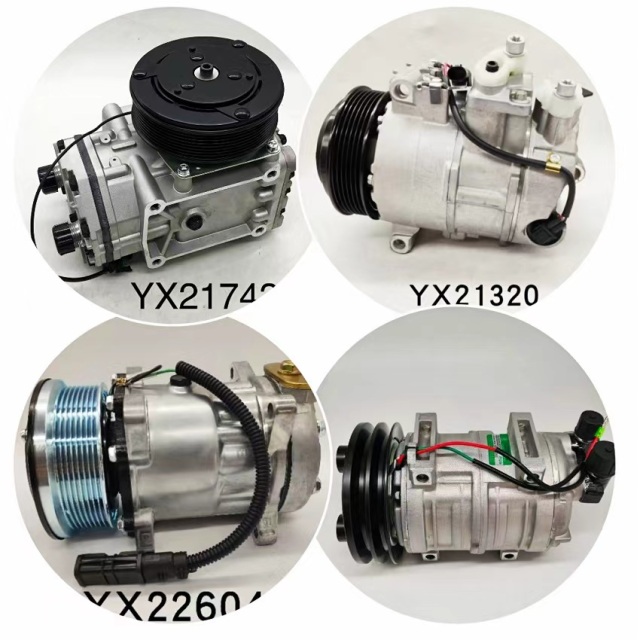 New 24V Auto AC Compressor 10SRE13C Clutch for Ford Transit Tourne COURIER E3 B1-1 Elite Hino VW Automotive Mini 12V