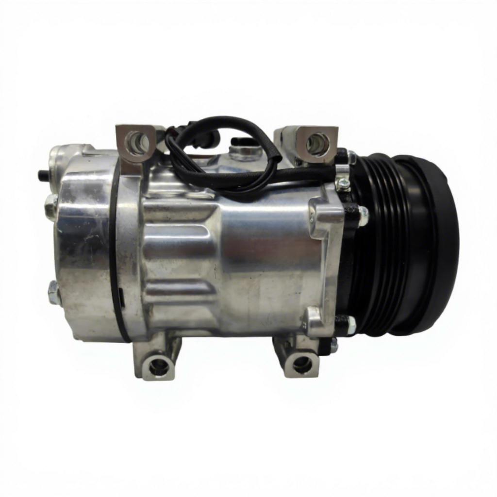 High Quality AC Compressor for Direct Fit AC Compressor for Volvo Truck - 12V 4PK 7H15 Short Series WV Cover OEM 87802912