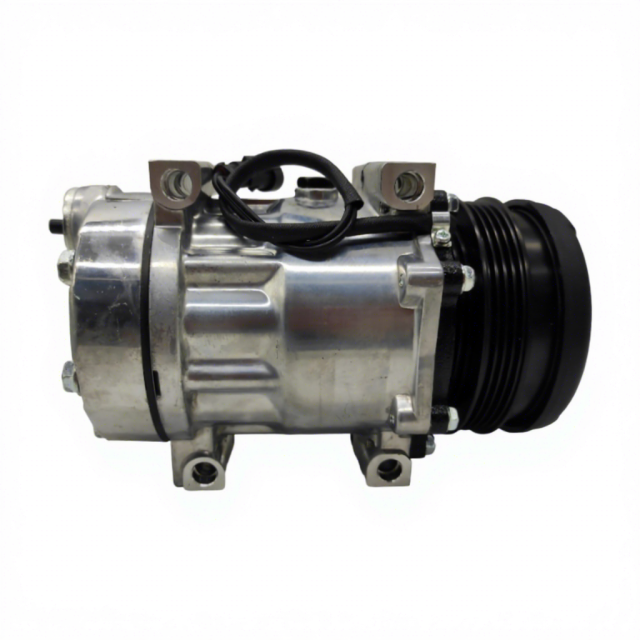 High Quality AC Compressor for Direct Fit AC Compressor for Volvo Truck - 12V 4PK 7H15 Short Series WV Cover OEM 87802912