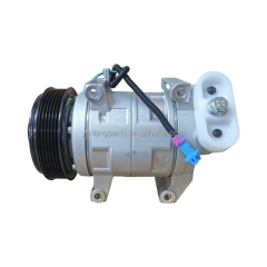 141501000202A001 288B124234 for DKS Sany Engineering Vehicle 6PK 24V Series Right Upper Outlet Port 144MM Car AC Compressor