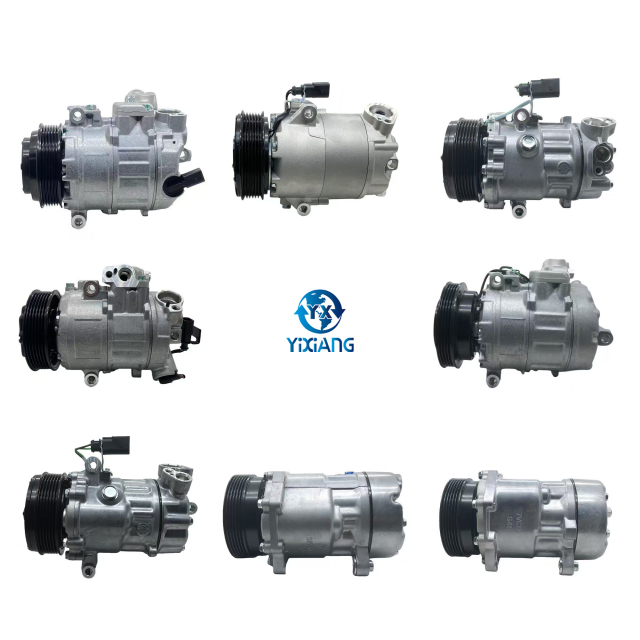High Quality AC Compressor for Direct Fit AC Compressor for Volvo Truck - 12V 4PK 7H15 Short Series WV Cover OEM 87802912