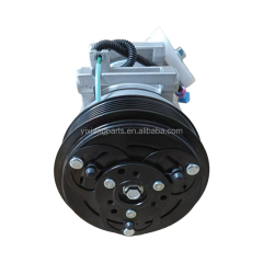 141501000202A001 288B124234 for DKS Sany Engineering Vehicle 6PK 24V Series Right Upper Outlet Port 144MM Car AC Compressor