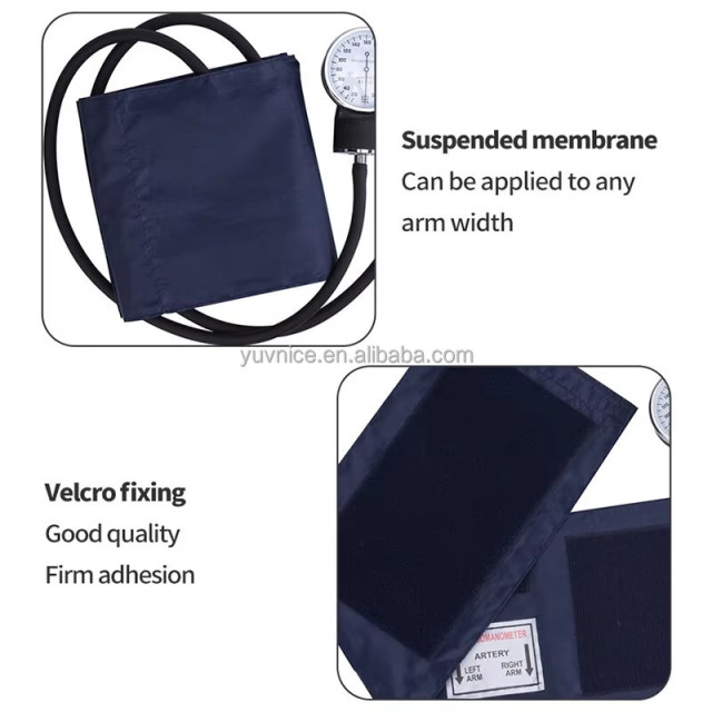 Professional Aneroid Sphygmomanometer with Dual Head Stethoscope Aluminum Class II manual stethoscope