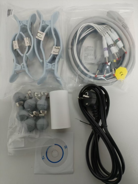 6-Channel 7 Inch LCD Screen Handheld Medical ECG/EKG Device with Power Source for Hospitals