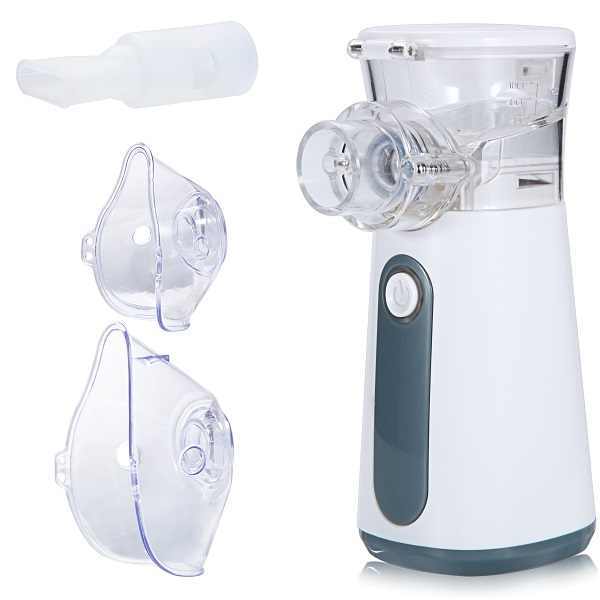 Home Use Kids Adults Atomizer Inhaler Smart Portable Electric Aerosol Ultrasonic Mesh Nebulizer Machine Built-in Battery