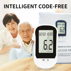 Quick Test Blood Glucose Testing Equipment Glucometer Monitoring Diabetic Blood Glucose Meter Blood Sugar Monitor