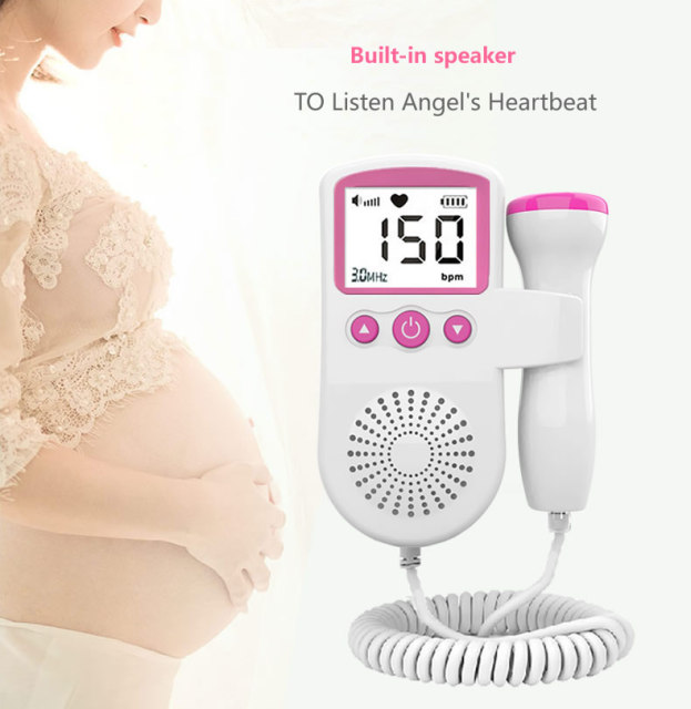 Portatil Fetal Doppler 2024 Medical Equipment Heart Rate Baby Doppler Fetal Pulse Monitor Portable Ultrasound Fetal Doppler
