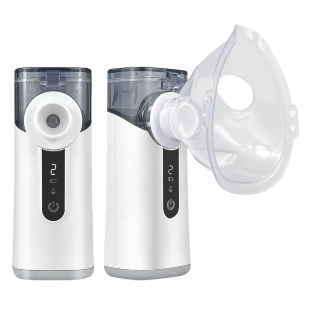 MDR CE Medical Portable Home Use Nebulizer Machine with Self-Cleaning Function Rechargeable Mesh Nebulizer RoHS Certified