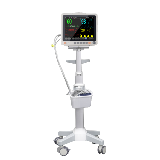 YUVNICE ICU CCU Hospital Ambulance Portable Remote Patient Monitoring Medical Vital Signs Machine Multiparameter Patient Monitor