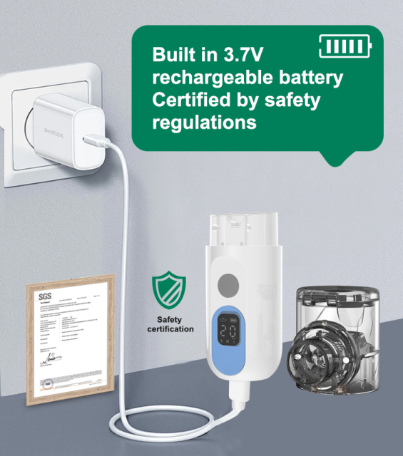 YUVNICE Medical Handheld Nebulizador Portatil Asthma Inhaler Mini Nebulizer Kit Ultrasonic Nebulizer Portable Diffuser for Home