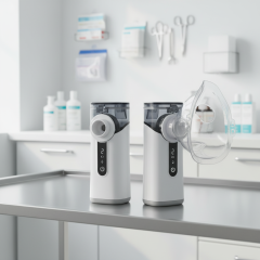 MDR CE Medical Portable Home Use Nebulizer Machine with Self-Cleaning Function Rechargeable Mesh Nebulizer RoHS Certified