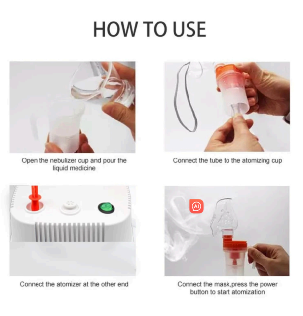 Portable Mini Nebulizer Ultrasonic USB Nebulizor Spray Machine Portable Compressor Nebulizer Machine for Adult Kid Baby