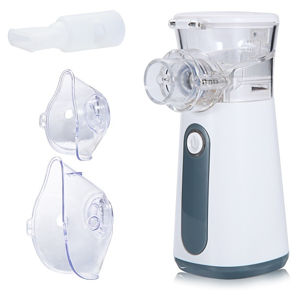 Home Use Kids Adults Atomizer Inhaler Smart Portable Electric Aerosol Ultrasonic Mesh Nebulizer Machine Built-in Battery