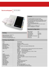 6-Channel 7 Inch LCD Screen Handheld Medical ECG/EKG Device with Power Source for Hospitals