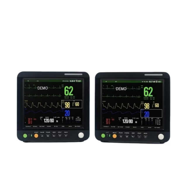 Professional Veterinary Monitoring, Designed for Animals – The VET-12H+ Multi-Parameter Veterinary Patient Monitor with 12.1″ Display