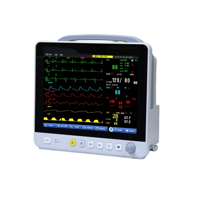 Comprehensive Monitoring for Critical Care – The E12 8-Parameter Patient Monitor with IBP, ETCO2, and ST Analysis
