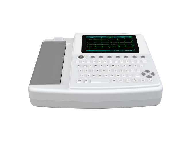 Efficient ECG Diagnosis with Enterprise-Grade Data Management – The ECG1201 12-Lead Electrocardiograph with 1000-Case Internal Storage
