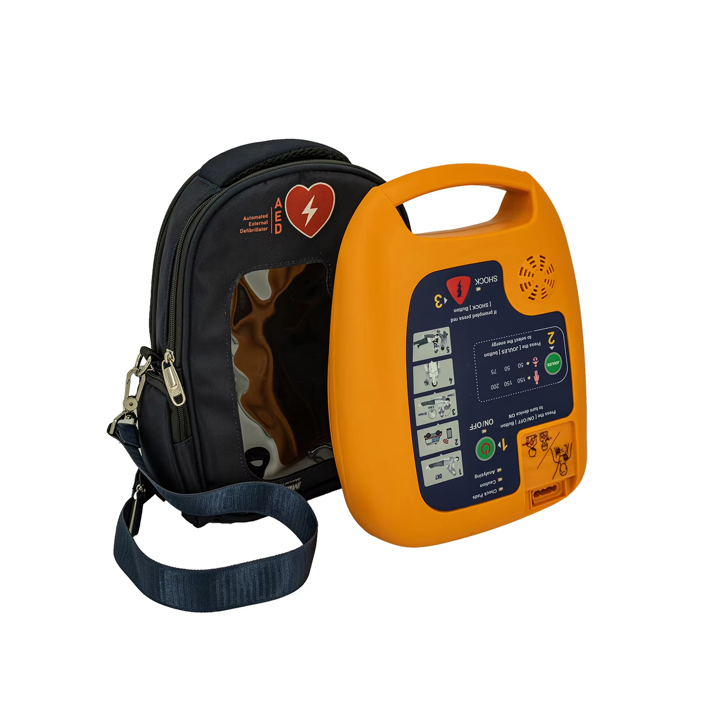 Life-Saving Defibrillation, Designed for Anyone, Anywhere – The Defi5s Portable Automated External Defibrillator (AED) with Biphasic Technology