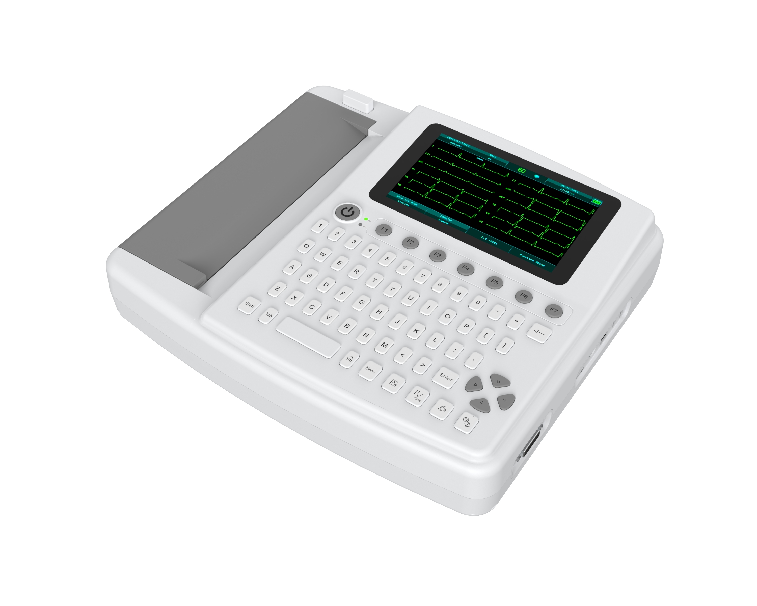 Efficient ECG Diagnosis with Enterprise-Grade Data Management – The ECG1201 12-Lead Electrocardiograph with 1000-Case Internal Storage