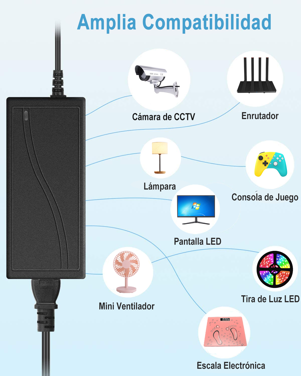 Adaptador de Corriente,DOSYU,