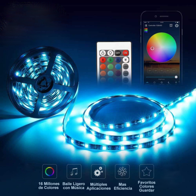 Adaptador de Control de Luz de tira LED DOSYU RGBW,Controlador LED WiFi, Luz LED Regulable a Distancia IR de 4 Pines LED 5050 3528 2835 Luz LED,DOSYU,