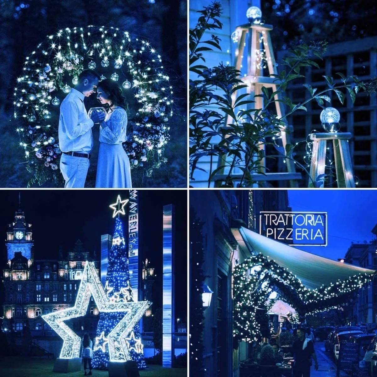 DOSYU LED Decorative Strip Light, 2 x 10m 100LED Waterproof Lighting, 8 Modes with Remote Control, Christmas, Interior and Exterior Decoration,Shenzhen Dosyu Technology Co.LTD,