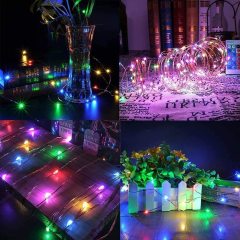 DOSYU Solar LED Christmas Light String, 10 Metros 100LED 8 Tipos de Modo IP65 Impermeable, Luz Solar de Jardín, Exterior / Interior, árboles, Navidad,DOSYU,