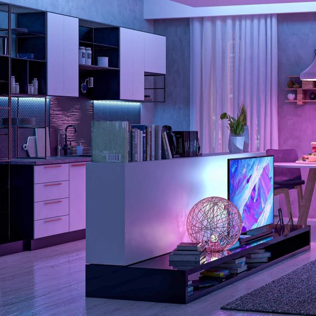 DOSYU 5050 LED 灯条 25M，IP65 防水可切割装饰灯条，带遥控器，用于家庭/建筑/圣诞灯装饰,DOSYU,