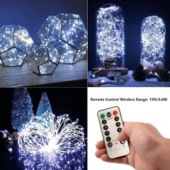 DOSYU LED Decorative Strip Light, 2 x 10m 100LED Waterproof Lighting, 8 Modes with Remote Control, Christmas, Interior and Exterior Decoration,Shenzhen Dosyu Technology Co.LTD,