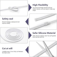 DOSYU Neon Strip, 5m / 16.4ft Impermeable Flexible Neón (Sin Adaptador),DOSYU,