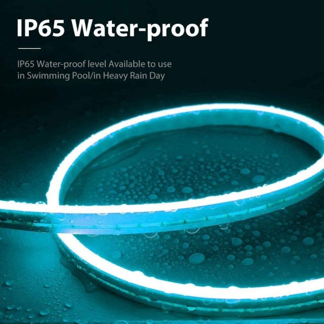 DOSYU 5m LED Strip Light Neon Flexible Bluetooth, IP65, RGB Strip Light con Control Remoto, Decoración Para el Hogar y al Aire Libre, Decoración DIY,DOSYU,