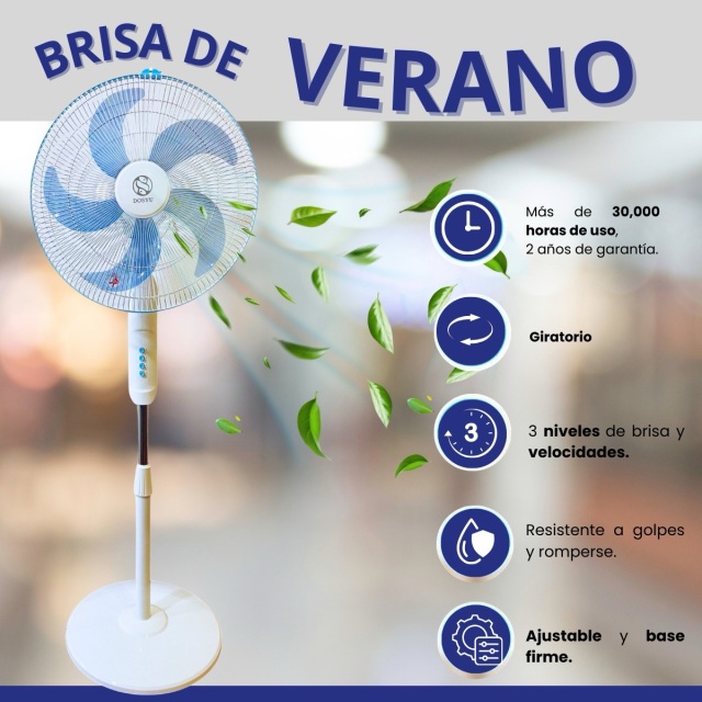 Ventilador de base dosyu de 3 velocidades y 17 pulgadas de altura ajustable en silencio,DOSYU,Ventilador de base dosyu de 3 velocidades y 17 pulgadas de altura ajustable en silencio