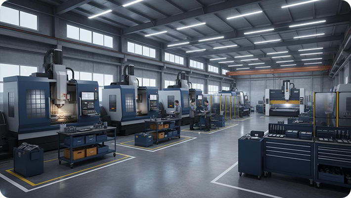Mechanical manufacturing cleanup