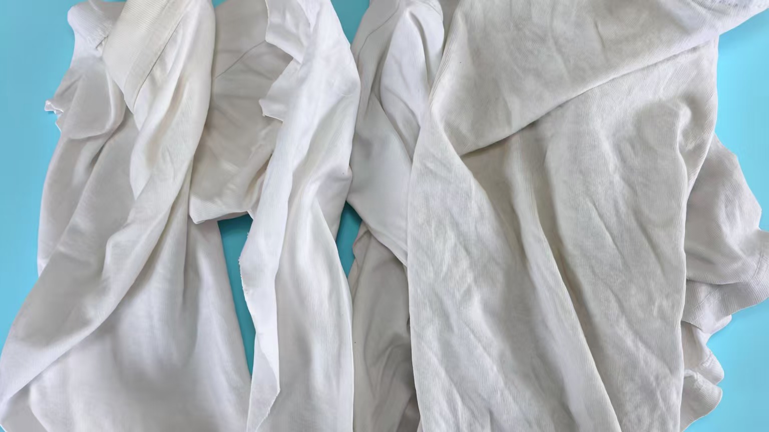 Grade B White T-Shirt Knit Rags