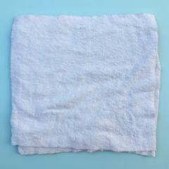 EcoWipePro Grade A white mixed terry toweling rags – premium quality looped pile wipers for precision and high-absorbency tasks.