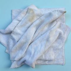 EcoWipePro Grade B white mixed terry toweling rags – economical terry wipers for general maintenance and high-volume use.