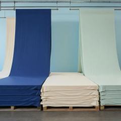 EcoWipePro uncut colored sheeting rags – economical full sheets of low-lint linen for construction, equipment wipe-down, and high-volume use.