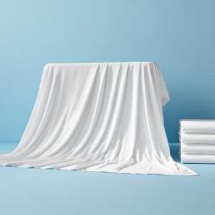 EcoWipePro uncut white sheeting rags – full-size low-lint linen sheets for large surface cleaning or custom cutting.