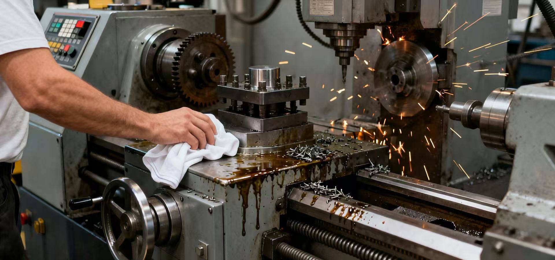 Metalworking workshop maintenance