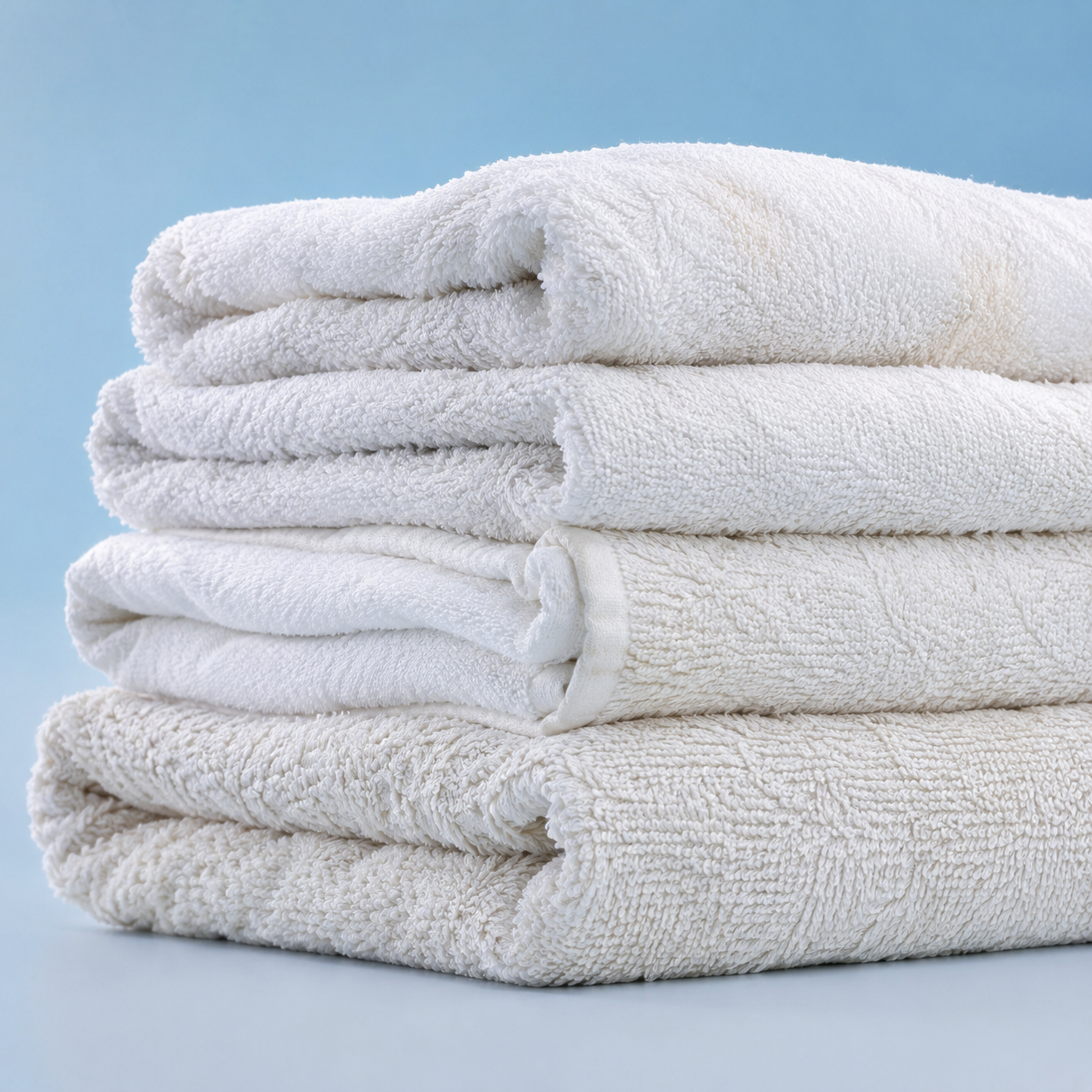 Grade B White Terry Toweling Rags