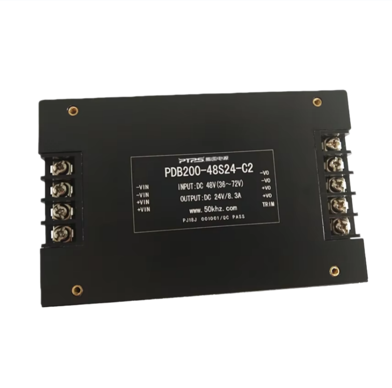 PDB75-550S24-C4 | 75W High Voltage Input Module | 24V 3.13A Output | Input 200-800VDC | for Special Voltage DC Systems