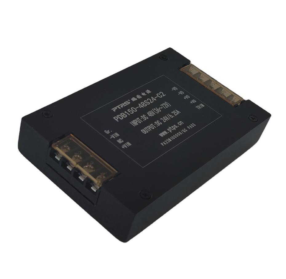 PDB75-550S24-C4 | 75W High Voltage Input Module | 24V 3.13A Output | Input 200-800VDC | for Special Voltage DC Systems