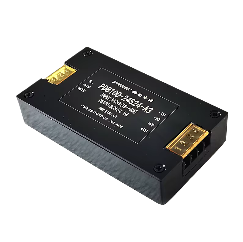 PDB75-48D12&24-A | 75W Dual Output Power Converter | 12V & 24V Output | Input 36-60VDC | for Multi-Voltage Application Platforms