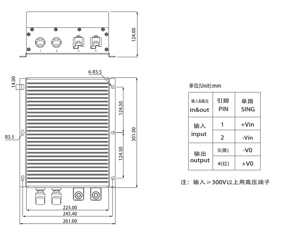 PDB1500-XXS48-K | 1500W Vehicle Power Supply Module | 48V/31.2A Output | Wide Input Voltage | for Fire Trucks & Special Vehicles