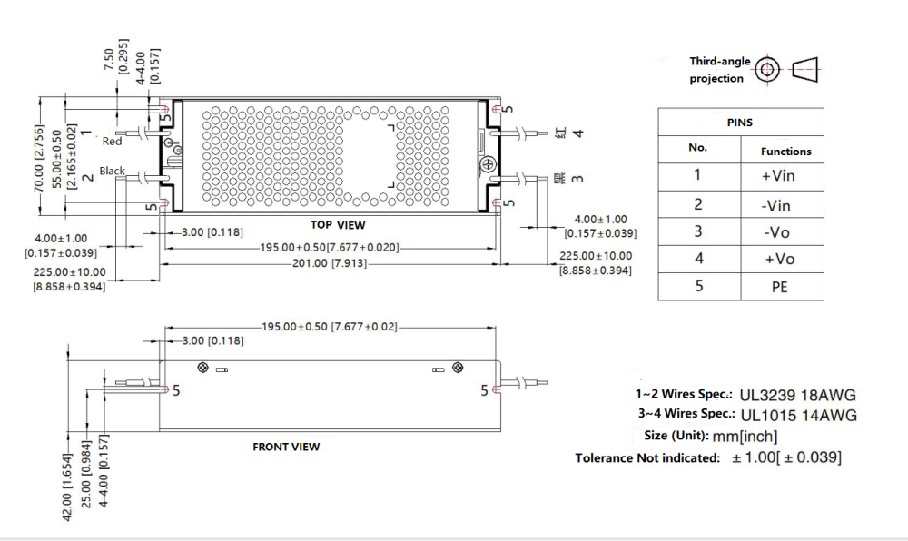 PDB-T1Y Series 240W/350W DC-DC Converter