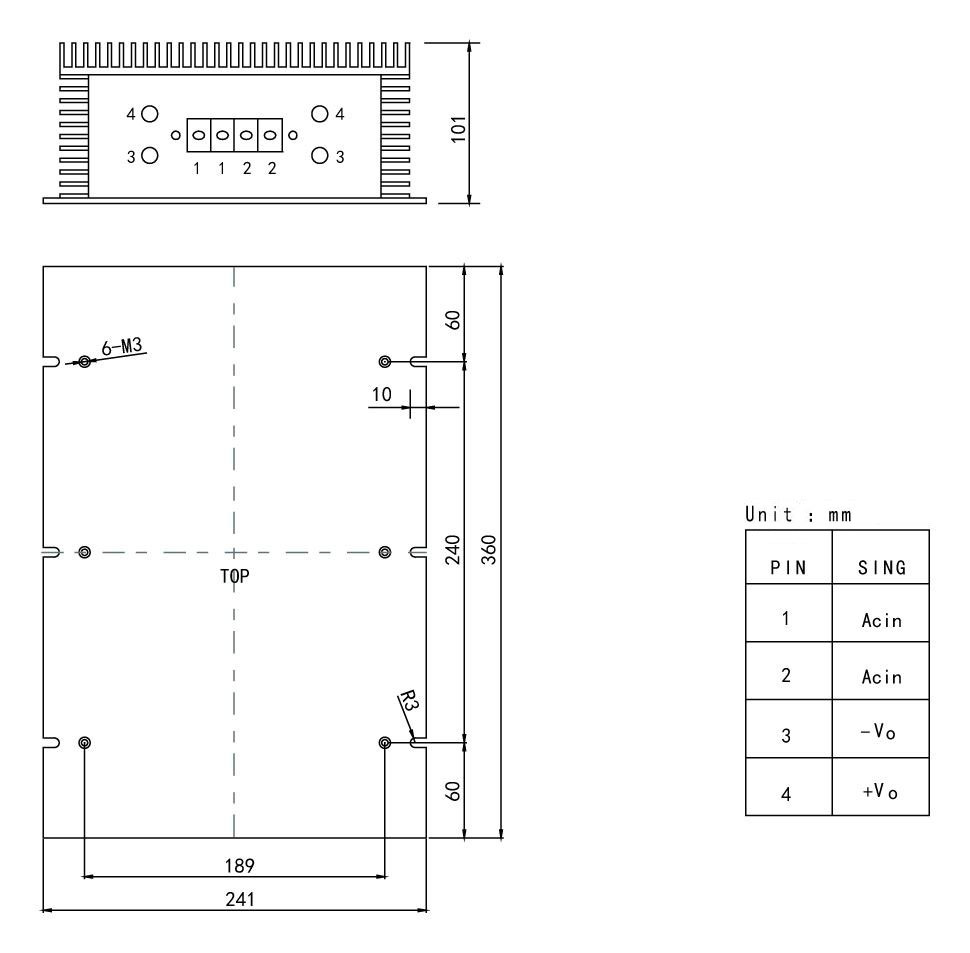 PAB-H Series 220VAC to 24VDC Power Supply 1.5KW | Industrial AC DC Power Supply
